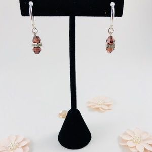Beautiful Brown Swarovski Earrings